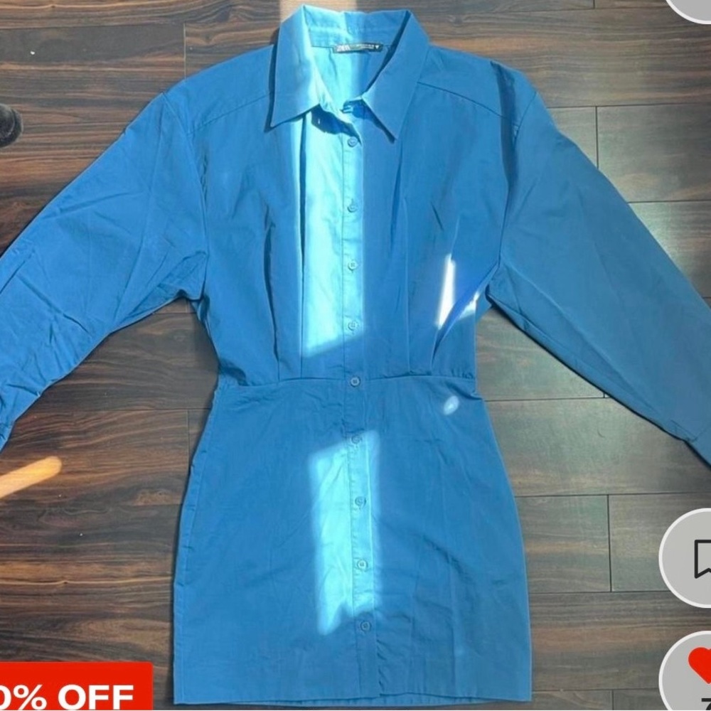 ZARA BUTTON DOWN DRESS